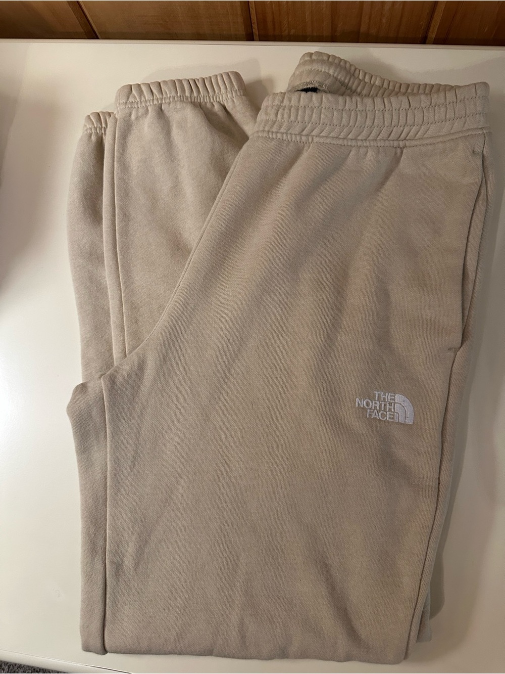 Men’s The North Face Sandstone Beige Logo Joggers